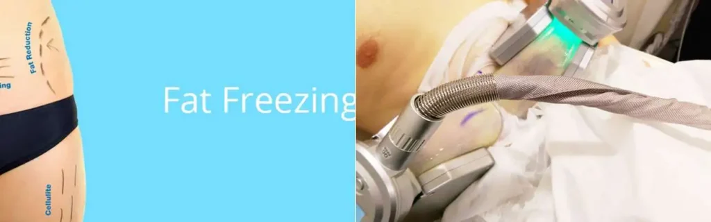 multi areas of a persons body having coolsculpting Warminster treatment