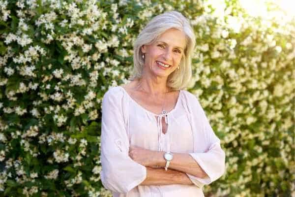 Older woman happy with urinary incontinence treatment Warminster