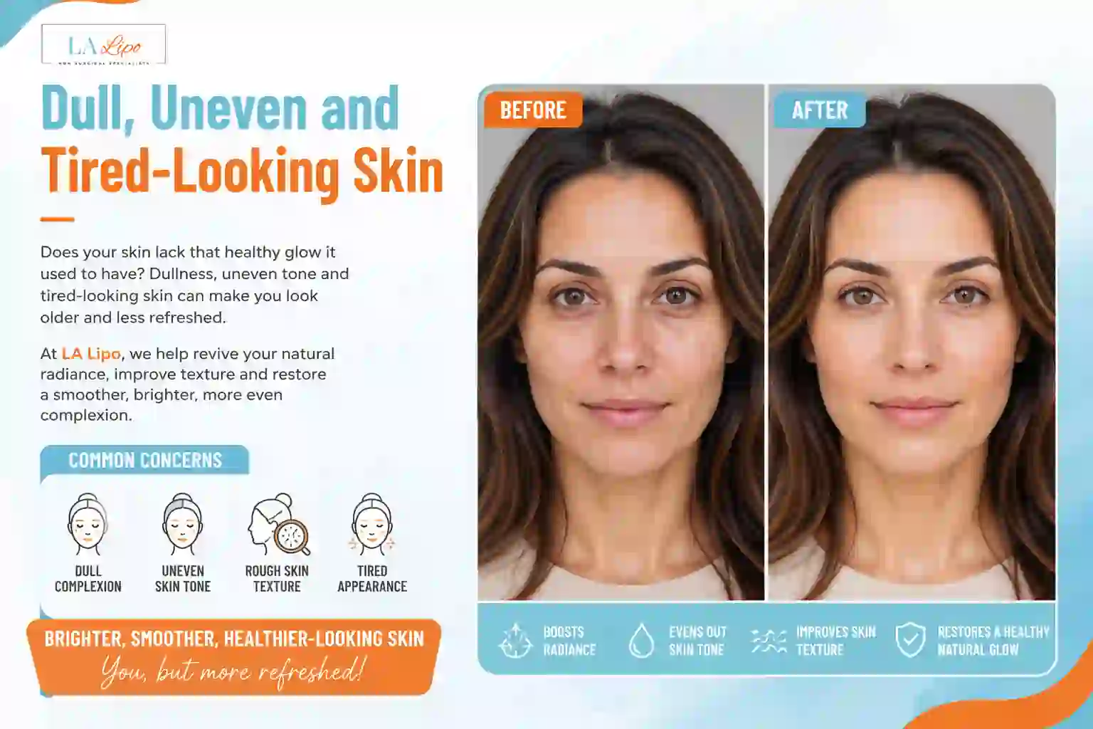 Sign #5: Dull, Uneven and Tired-Looking Skin Warminster
